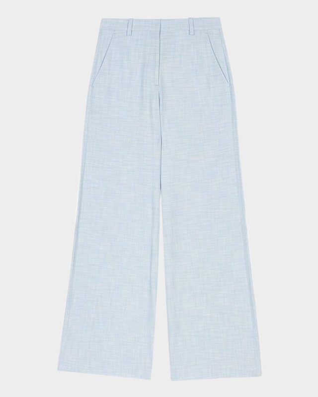Pipa Wide-Leg Suit Trousers